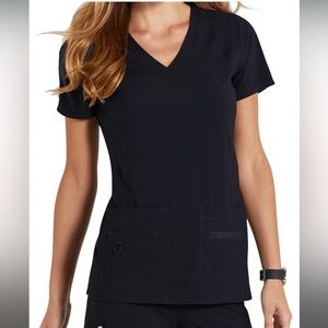 Med Couture Activate Refined V-Neck Scrub Top 8408